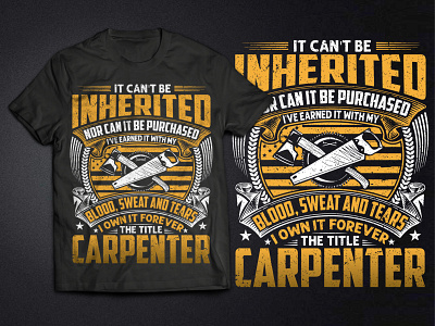 Carpenter T-shirt Design