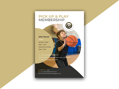 Corporate Basketball Flyer design