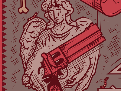 Angel hellboy illustration