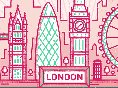 London by Enisaurus on Dribbble