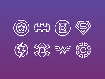 Supericons character enisaurus freelance hire icon set iconography illustration london vector