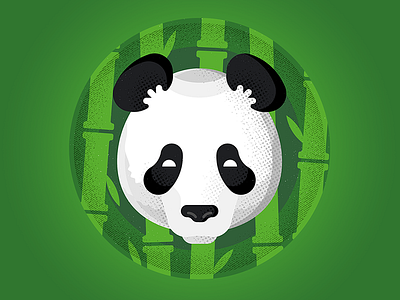 Panda character design enisaurus freelance hire icon illustration london vector