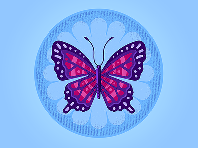 Butterfly character design enisaurus freelance hire icon illustration london vector