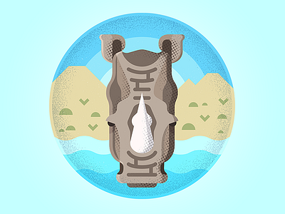 Rhino character design enisaurus freelance hire icon illustration london vector