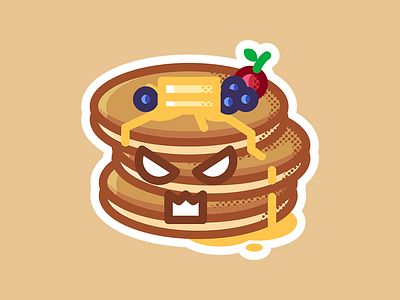 Pancakes Sticker app icon pancakes sticker sugar