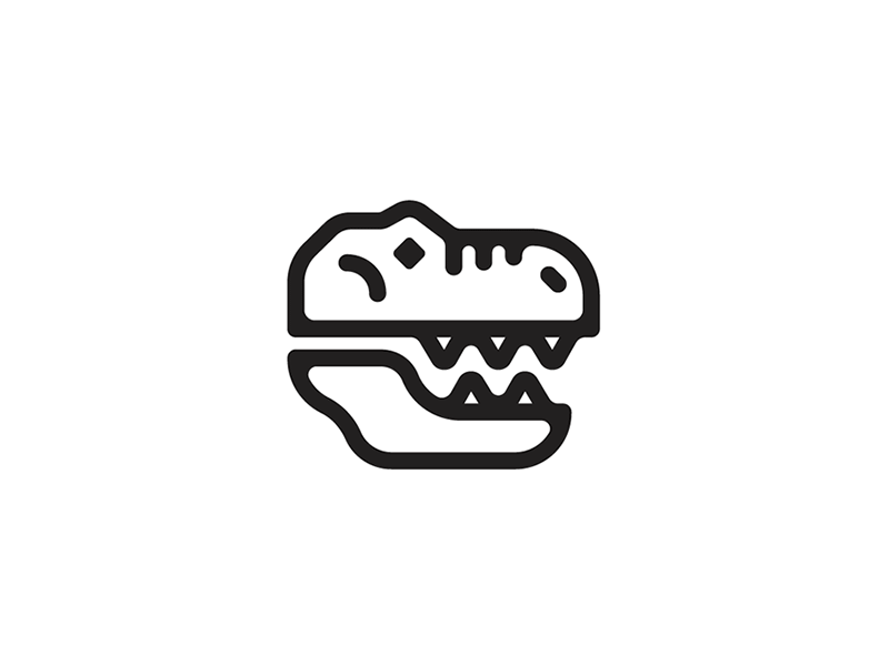 New Brand! New Website! brand dinosaur enisaurus icon illustration logo vector