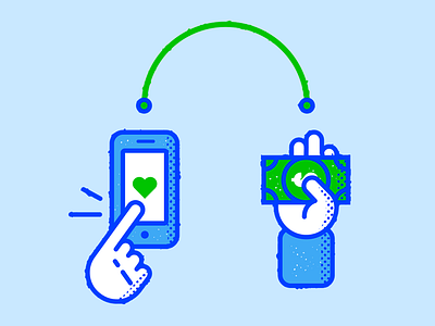 E-Commerce bmw consumption e commerce earnings hand icon illustration like money phone purchase