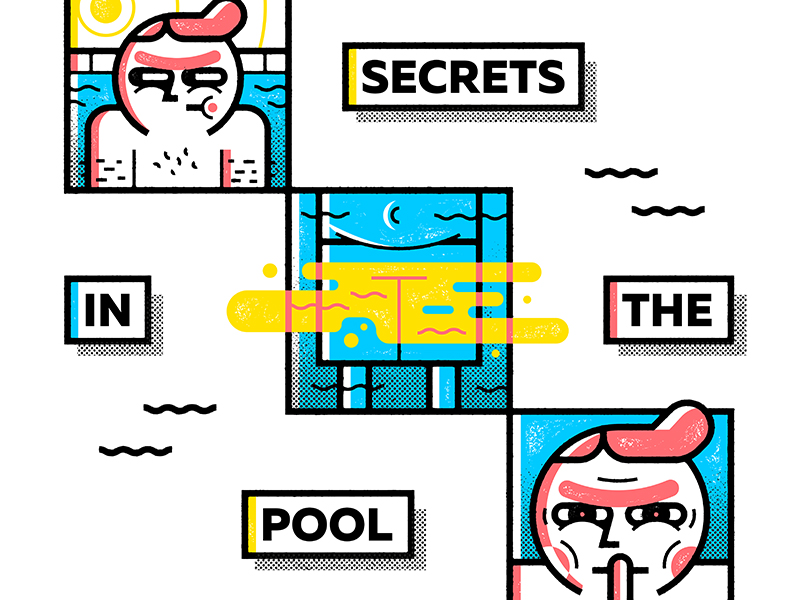 Secrets In The Pool character pee pool summer sun