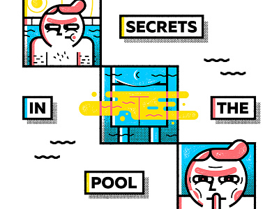 Secrets In The Pool character pee pool summer sun