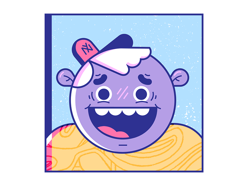 Working On Summer phone palms animation gif beach flamingo pool selfie instagram character summer