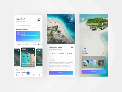 Travel App Design Concept