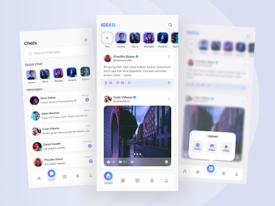 IGEKU : Social Media App Design Concept