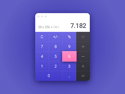 Calculator 004 calculator concept dailyui interface