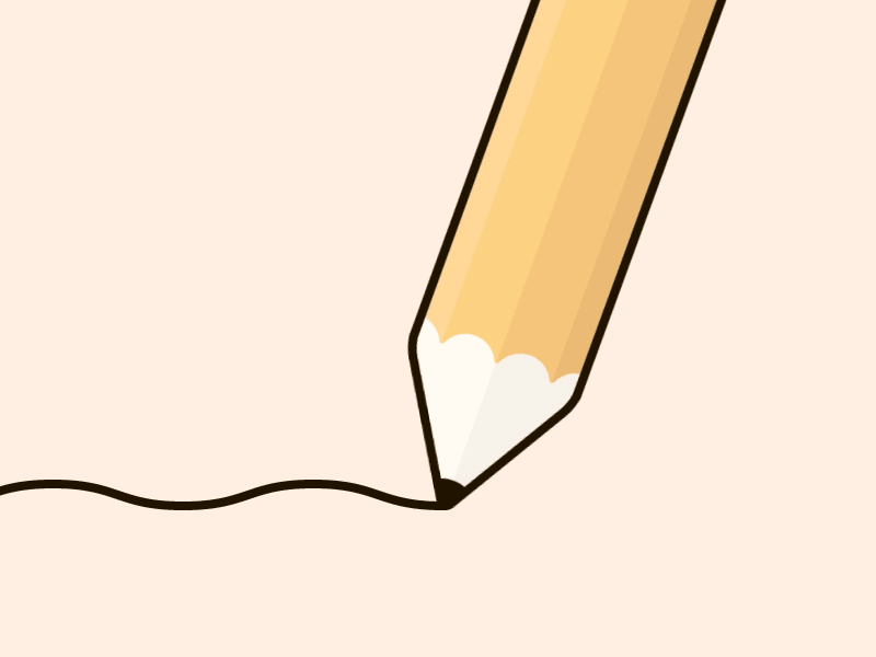 Pencil after effects animation drawing line pencil