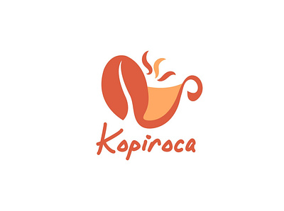 Kopiroca Logo branding character flat icon logo logo design typography vector