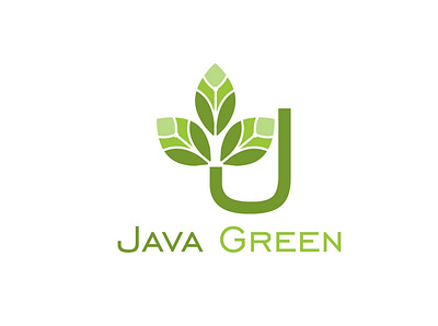 Logo Java Green branding design icon logo logo design typography