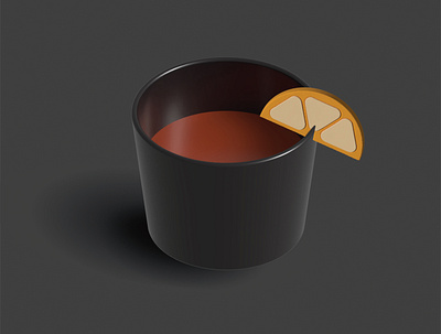 Whisky Sour 3d blender graphic design illustration rendering