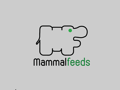 Mammal Feeds branding design graphic design logo logo design