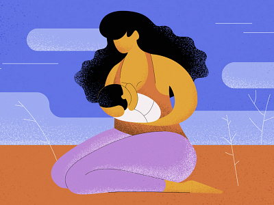 Breastfeeding article illustration breastfeeding digital digitalart drawing illustration salipuma