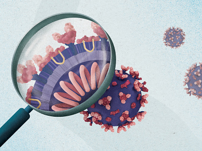 Coronavirus coronavirus covid 19 digitalart drawing editorial illustration salipuma science tech virus