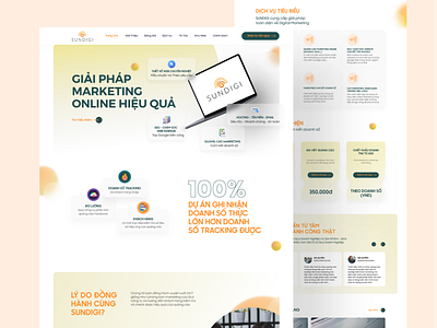 💻 Demo Layout Website SunDIGI Agency design graphic design ui website