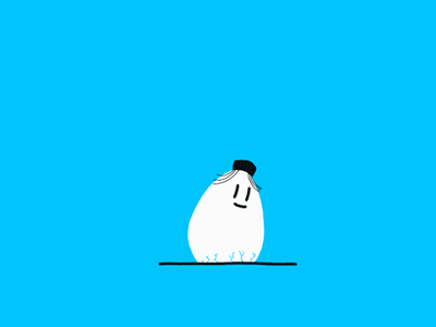 Happy egg! animation bounce cel animation character colombo egg funny photoshop