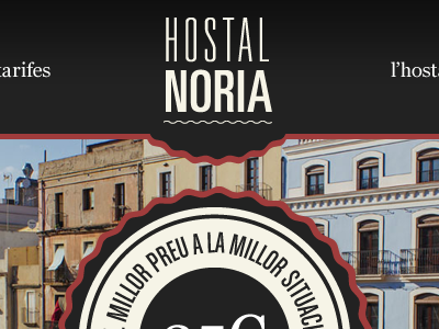 Header header hostel hotel tarragona