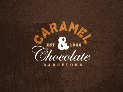 Caramel & Chocolate branding