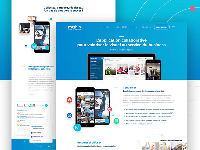 Mushin App - Website Design homepage mushin user webapp website