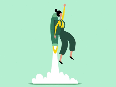 fly 4x3 ae after effect after effects animation ezgif gif illustration woman gif woman power