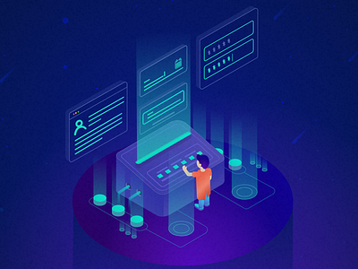 Modernize data format& text input Layout data visualization datepicker design illustration input fields password textbox vector