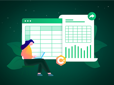 Export data to a predefined Excel template in C#