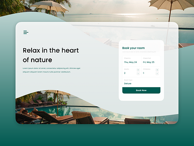 Hotel Booking booking design hotel ui web