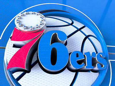 76's Logo reveal 3d art direction branding broadcast cinema4d espn logo motion graphics photoshop sports