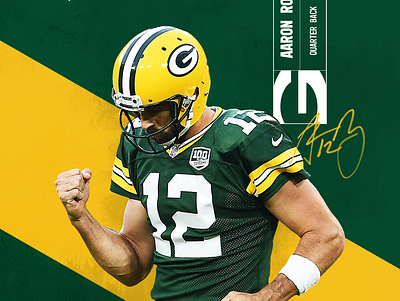 Green Bay Packers Poster art direction branding broadcast cinema4d espn graphicdesign logo nfl photoshop sports