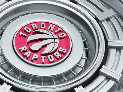 Toronto Raptor Logo Reveal Style Frame