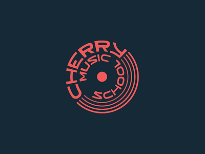 CherryMusicSchool_logotype adobe illustrator adobe photoshop branding design identity logo logotype music school