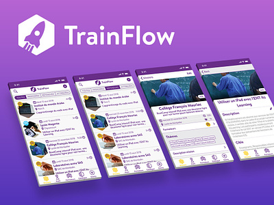Trainflow mobile app trainer training ux ui