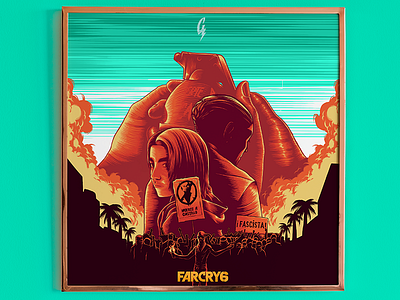 FAR CRY 6 ALTERNATIVE POSTER by XGNTR alternative game poster alternative movie poster design fanart farcry farcry6 game art game fanart games illustration poster poster a day poster art poster design posters ubisoft