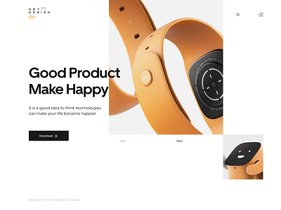 Product Homepage Design