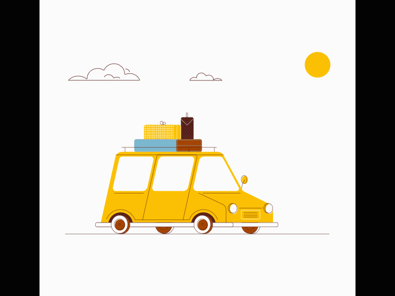 Funny Car Animation by Hey Design Studio on Dribbble