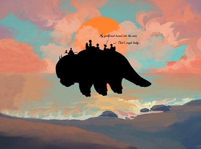 Avatar The Last Airbender illustration anime avatar design illustration vector