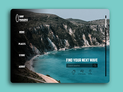 Surf Paradise - Website Concept