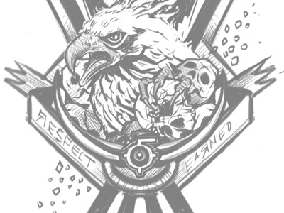Rough Concept Sketch 0213 apparel cartoon character drawing eagle fatal illustration neo phoenix sketch skull yeti zombie