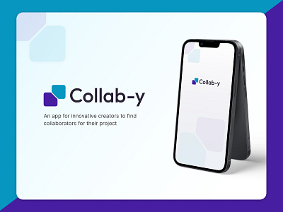 Collab-y : Platform for Project Collaborations application collaboration collaborators design mobile app projects ui ux