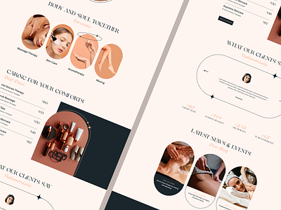 Shiny SPA | Beauty & SPA Landing Page Design beauty clean elementor health nail psd design salon skin skin care spa ui wordpress wordune
