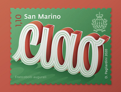 Ciao ciao design illustration lettering stamp design stamps type typo typography vector