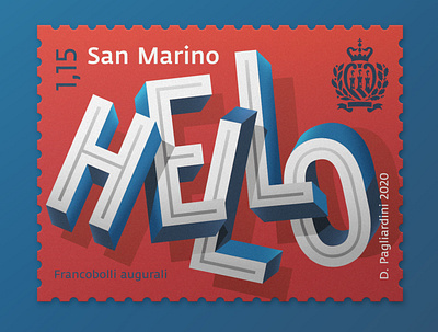 hello design illustration lettering stamp design stamps type typo typography vector