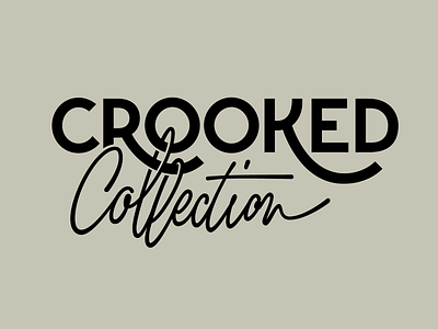 Crooked Collection animation calligraphy calligraphy logo design lettering logo title design type typo typogaphy typography vector