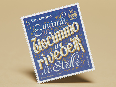 Dante Alighieri Stamp #3 dante alighieri design divina commedia illustration lettering stamp typo typography vector